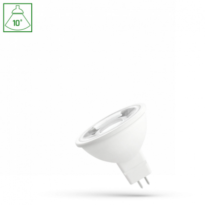 Żarówka LED MR16 5W 10st WW biała ciepła z soczewką Spectrum Led (WOJ+14712)